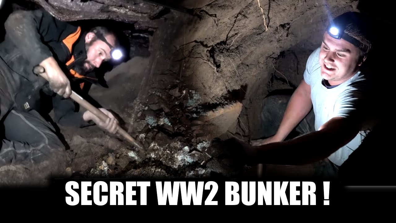 Мы раскапываем неоткрытый бункер! что внутри?