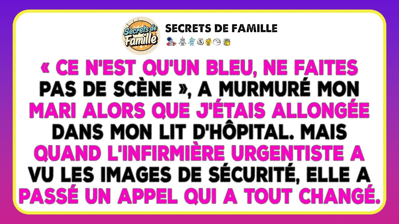 Poussée Dans Les Escaliers Par Ma Belle-mère, Mon Mari Dit Que J'ai Trébuché. La Caméra…