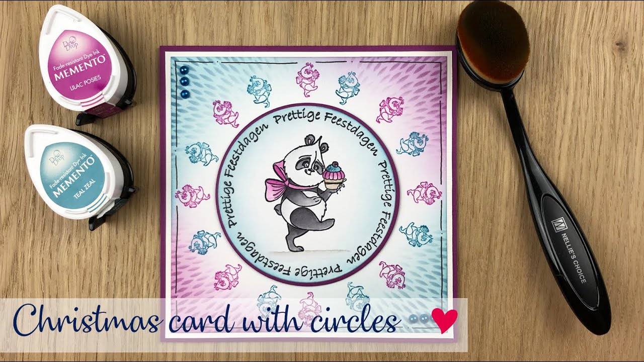 Christmas card with circles | Nellie Snellen