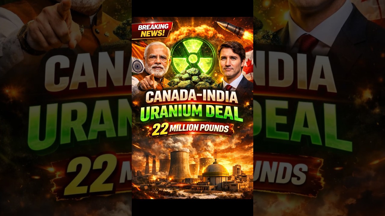 🔥Canada ne India ko diya itna bada Nuclear Fuel Deal! #indiacanada #tradedeal