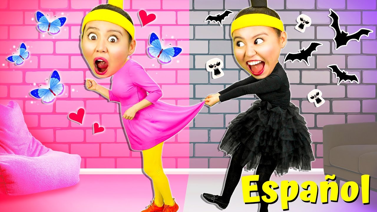 Desaf&iacute;o Rosa vs Negro + m&aacute;s musica para ni&ntilde;os | Babanana Canciones Infantiles | Espa&ntilde;ol