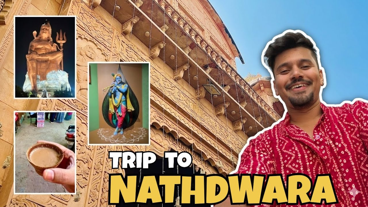 WE VISITED SHRINATHJI TEMPLE🙏🏻 + NATHDWARA STREET FOOD❤️