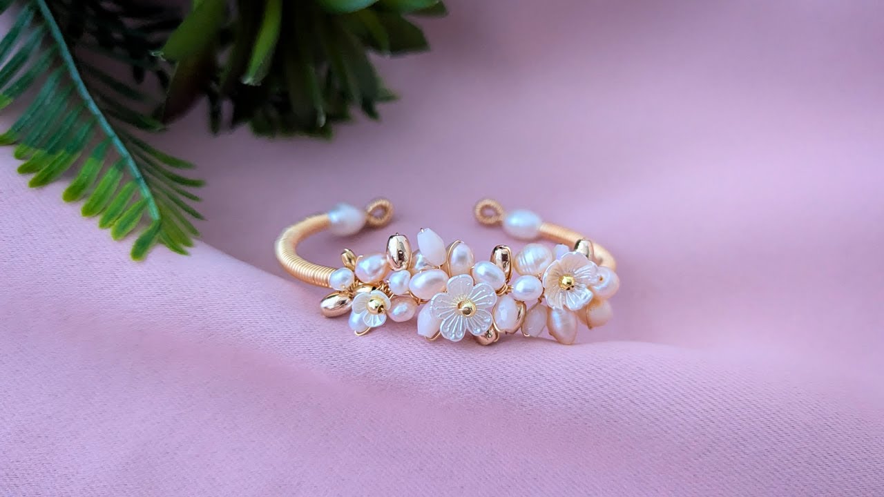 Brazalete nido de perlas