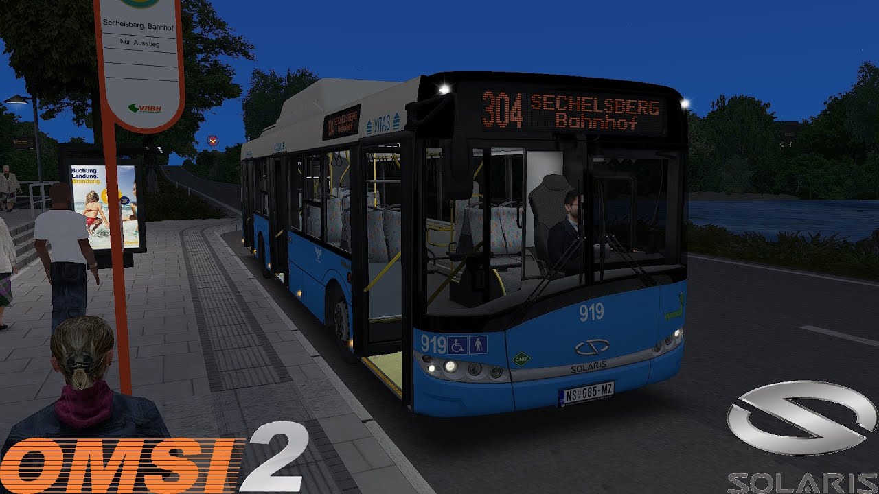 Omsi 2 - Bad Hügelsdorf 2020 - Line 304 - Solaris Urbino 12 III CNG