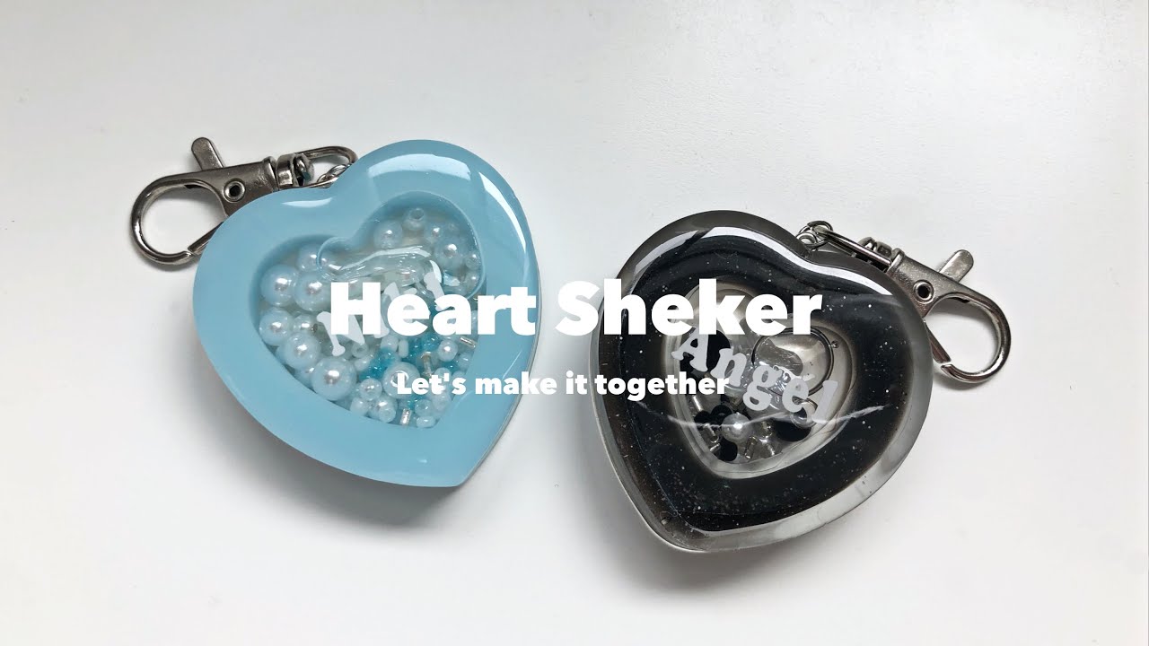 ハートシェイカー作り方 Heart sheker resin