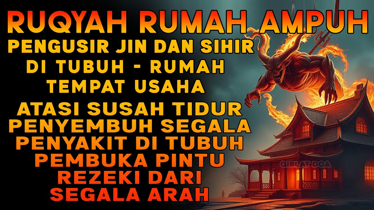 RUQYAH RUMAH PENGUSIR JIN, SETAN & SIHIR DI RUMAH & TUBUH, PENENANG HATI & FIKIRAN | ALAA AQEL