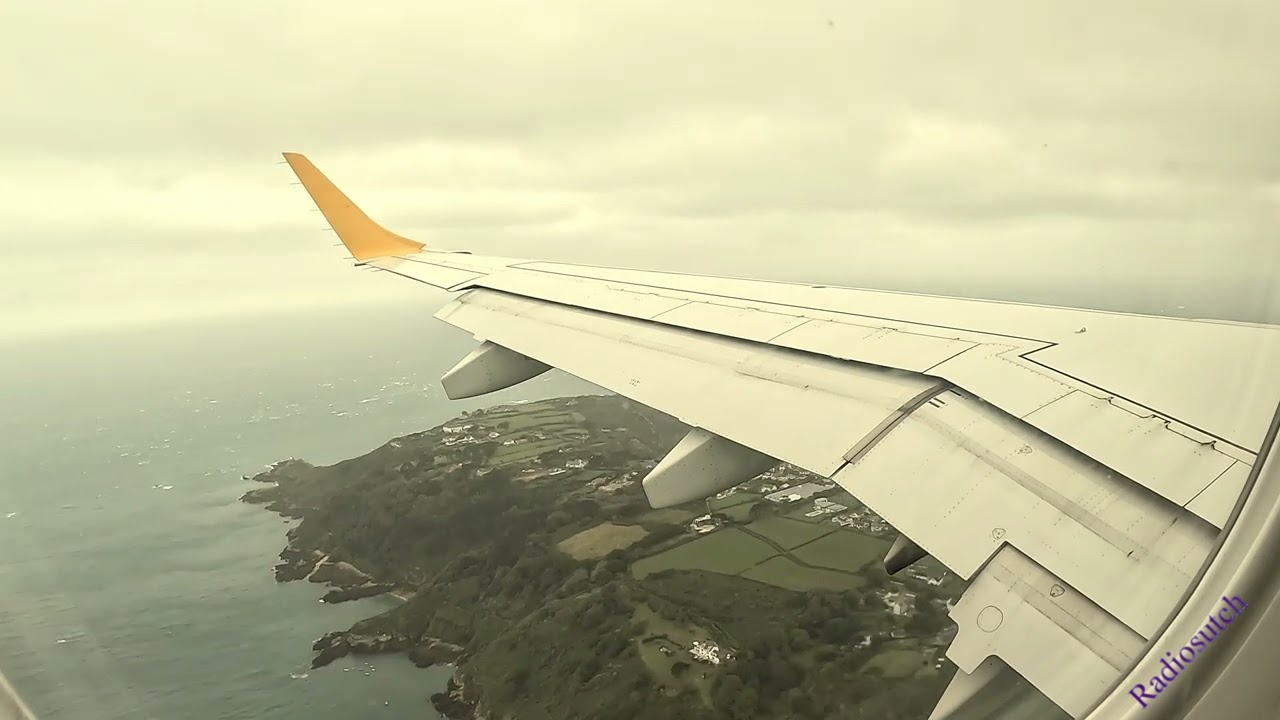Embraer 195 Windshear go around  - Gatwick to Guernsey Aurigny G-NSEY