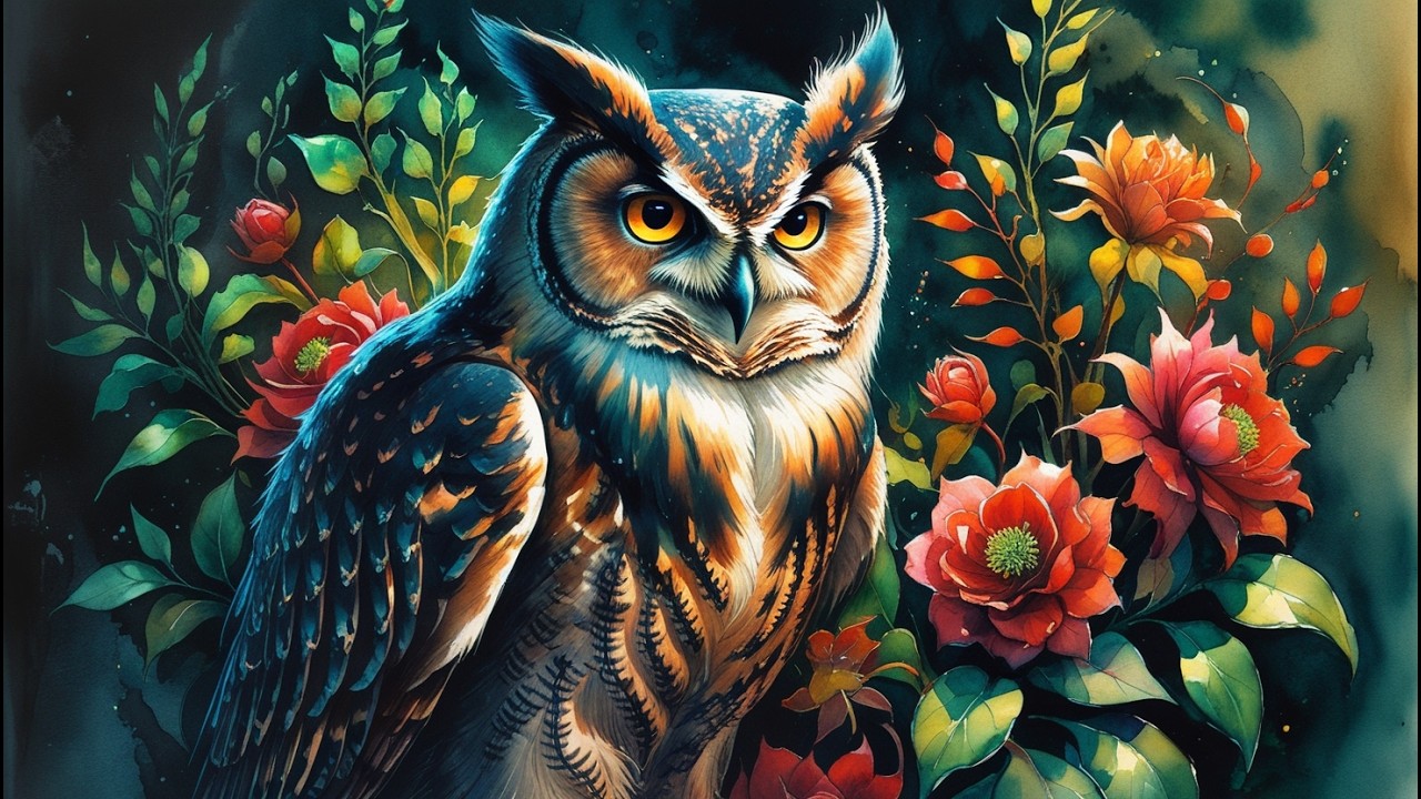 The Enchanted Owl: Dark Fantasy Artwork Revealed!