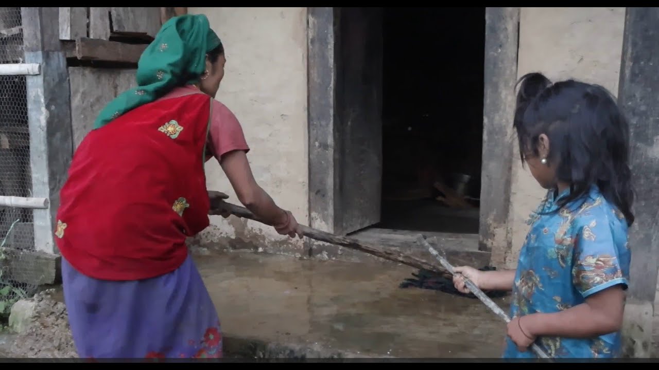 Myvillage official videos EP 1806 || Cleaning technology in the village