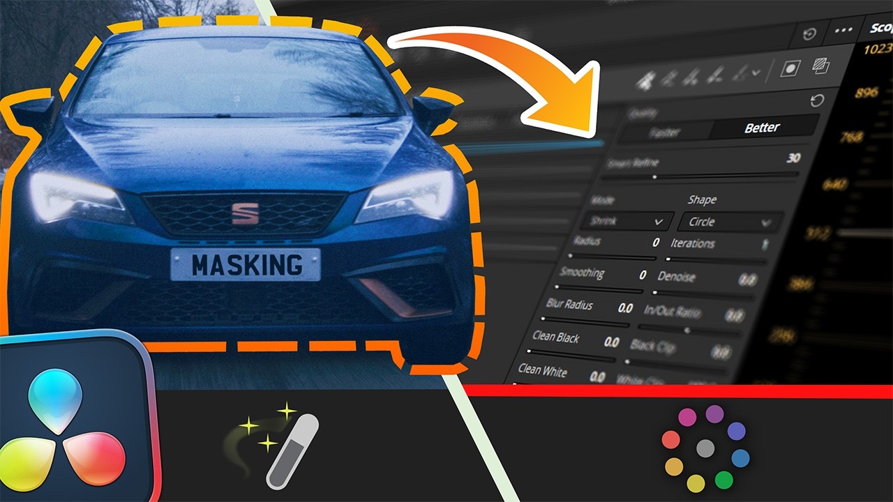 Every Way to Mask in Davinci Resolve Full Beginners Guide 📈