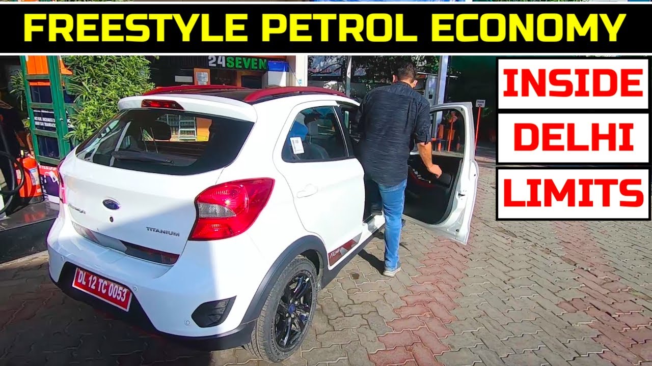 Ford Freestyle Petrol 2020 Mileage Test || Ford Freestyle Petrol Fuel Economy Run || Top Model