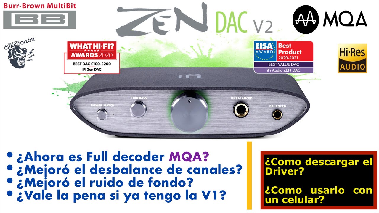 IFI Zen Dac 2 - Ahora es full decoder MQA