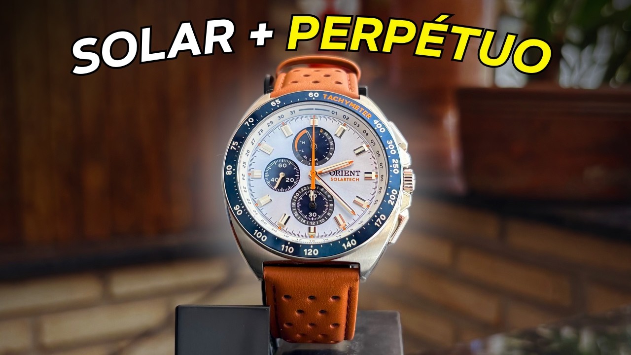 O Relógio SOLAR da ORIENT com CALENDÁRIO PERPÉTUO! (REVIEW COMPLETO)