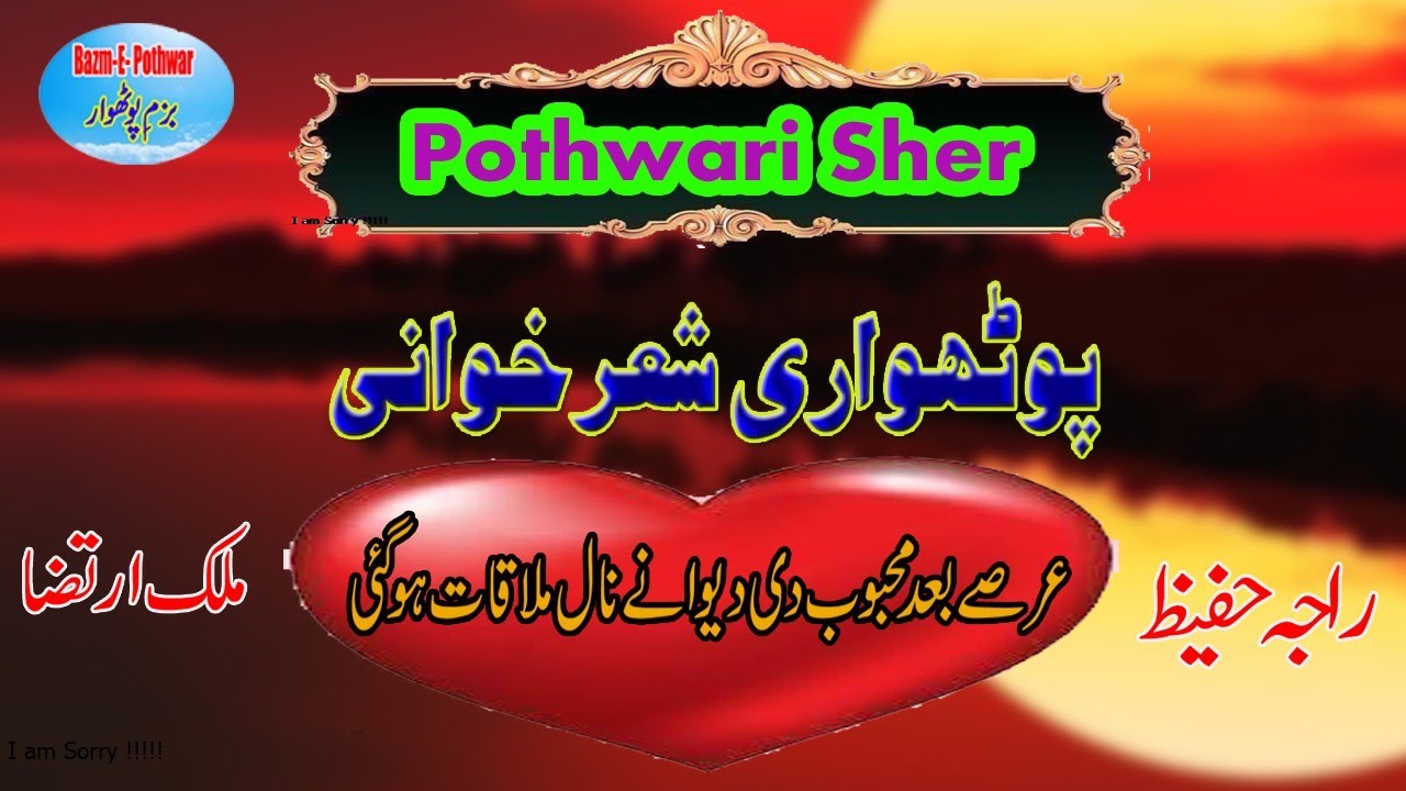 New Pothwari Sher War 2024 || Raja Hafeez vs Malik Artaza | Bazm E Pothwar ||