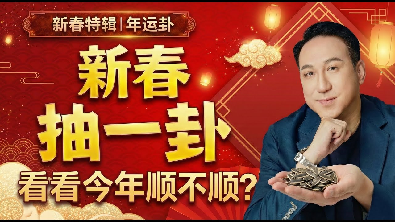 新春特輯 | 自測年運卦：新年抽一卦，最簡單起卦方法教學，自己測今年運勢走向，順不順一次就知道 #趙振鴻Master Chiu