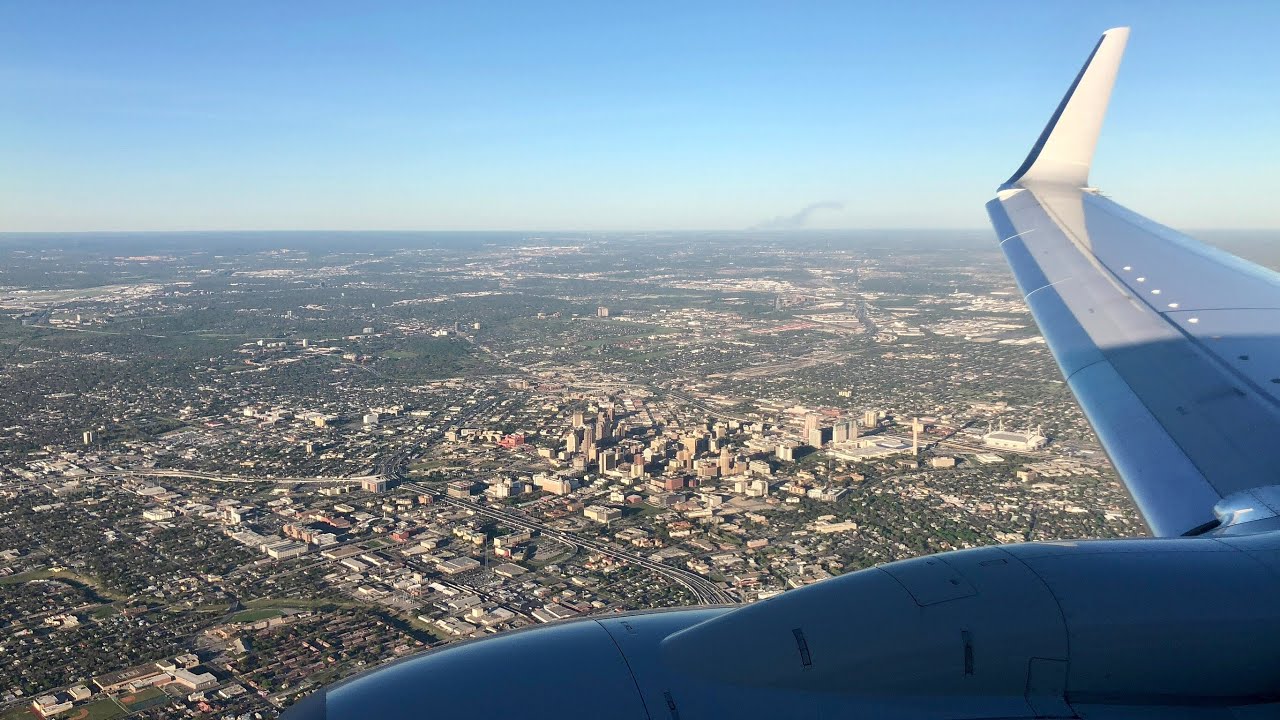 American Airlines | Boeing 737-800 | Approach and Landing into San Antonio International Airport SAT