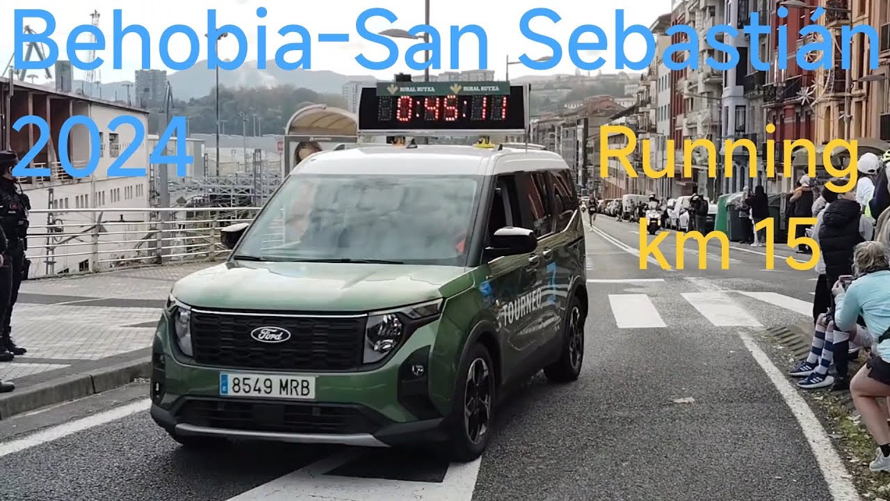 Behobia-San Sebastián 2024 Running  paso km 15 #running #donostia #basquecountry