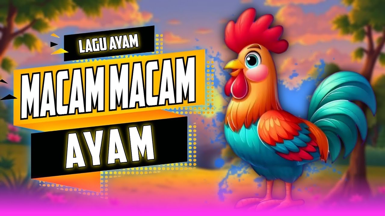 Macam macam ayam - lagu ayam - lagu anak ayam