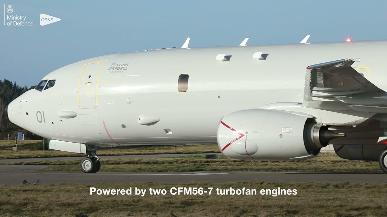 Poseidon Maritime Patrol Aircraft infographic video