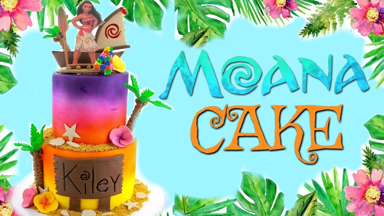 MOANA CAKE (BAKERY VLOG #2)