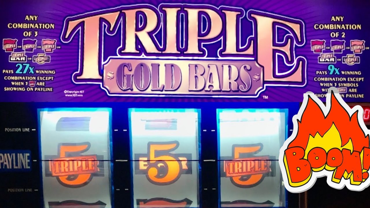 OLD SCHOOL REELS TRIPLE GOLD BARS SLOT