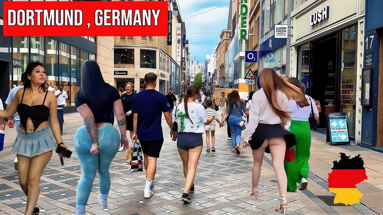 DORTMUND CITY / See what happens in Dortmund in Germany/ Walking tour in 4K