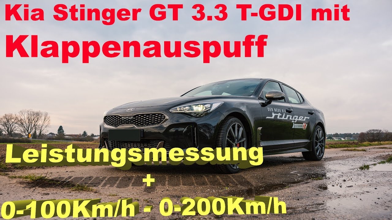 Was bringt der Klappenauspuff für 2.600€ beim Kia Stinger GT 3.3 T-GDI?