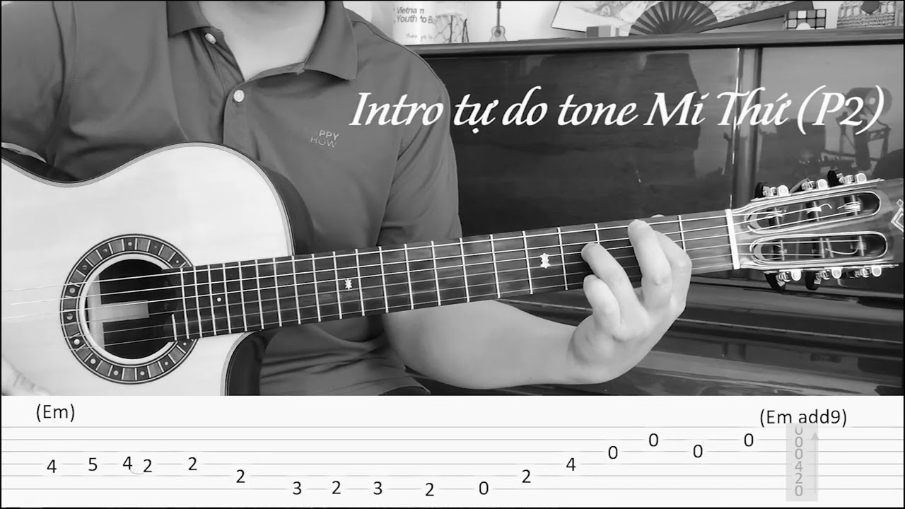 02 câu Intro tone Mi thứ theo phong cách cố nghệ sỹ Chí Tài || Mộc Guitar