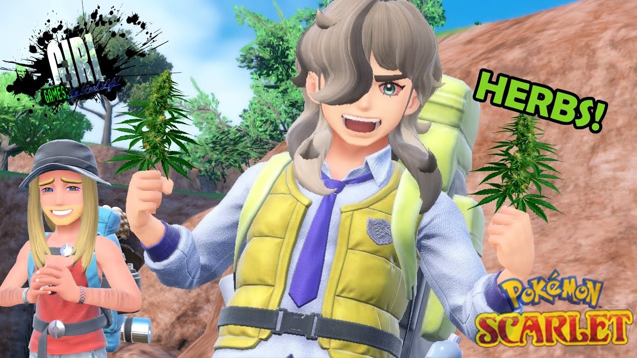 Backpacker Mushrooms and Arven's 'Herbs' G:IRL Plays Pokemon Scarlet (38) #GIRL #pokemon #scarlet