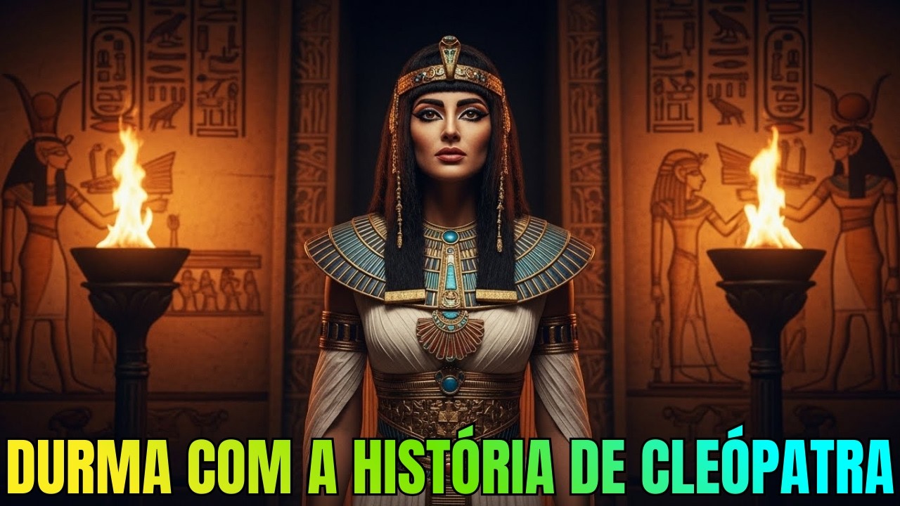 A HISTÓRIA COMPLETA de CLEÓPATRA: A ÚLTIMA RAINHA e FARAÓ do EGITO - Documentário para dormir
