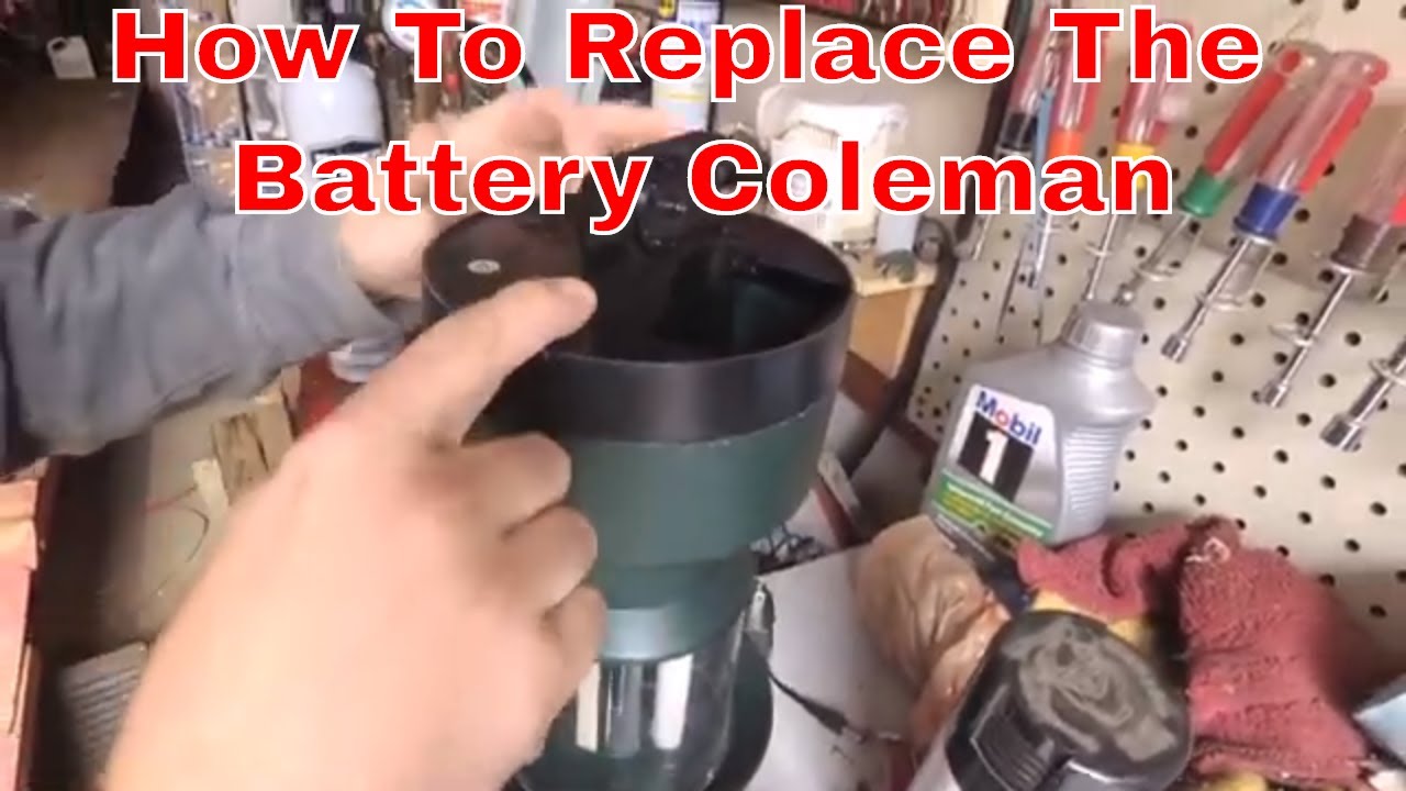 How to replace the battery in your coleman lantern