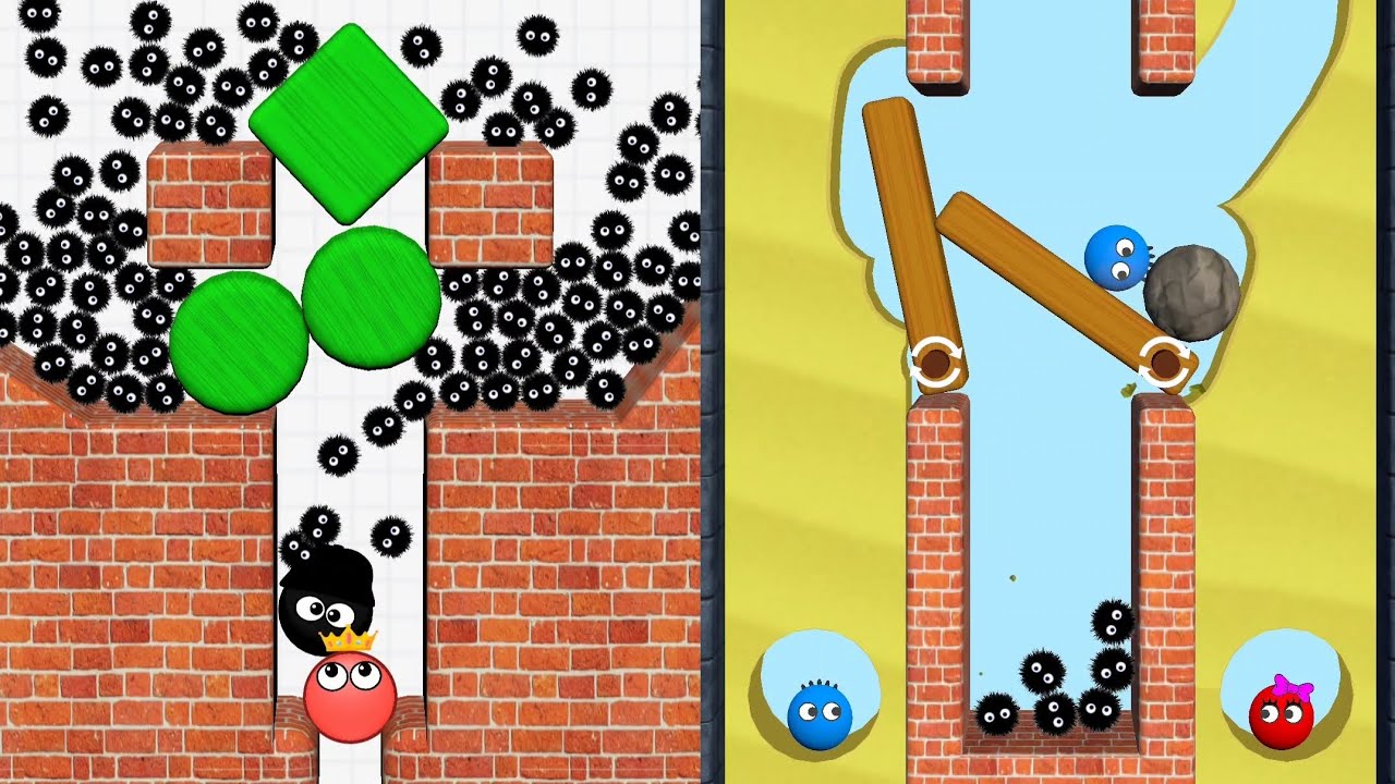 Hide Ball Vs Lucky Balls | Brain Teaser Speedrun Gameplay Max All Level's #technohackzgames 