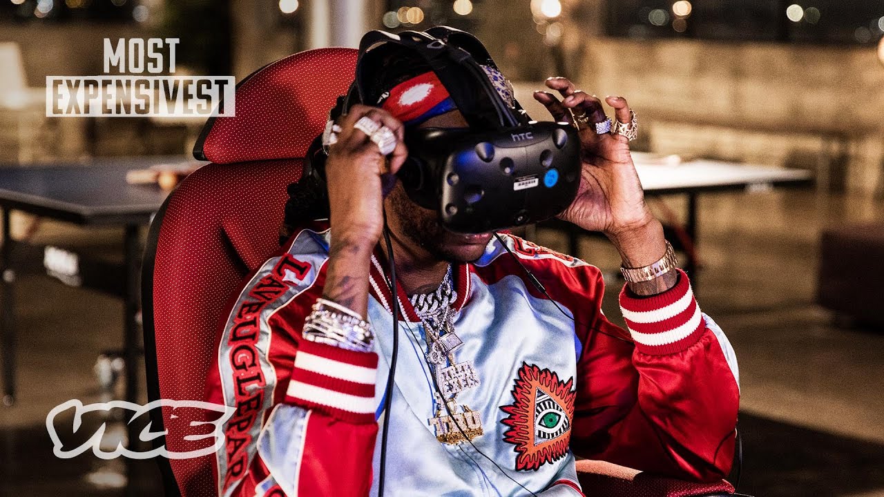 2 Chainz Tries Some Very Expensive Virtual Reality | MOST EXPENSIVEST