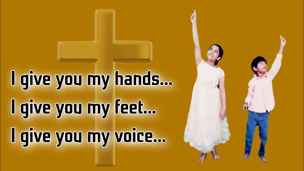 Do you want my hands Lord? || Sunday school action song with lyrics @KidsBibleMeet