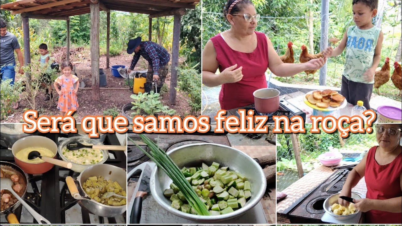  um almocinho bem simples aqui na roça, Vocês vai gostar desse vídeo 😘