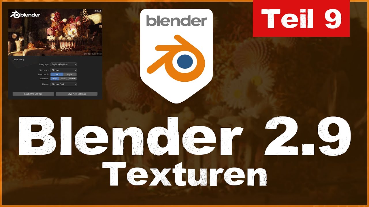Texturieren & Texturen in Blender 2.9 für Anfänger - Tutorial Grundkurs Teil 9 (deutsch)