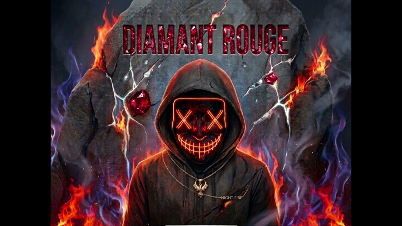 Night-fire dans la roche