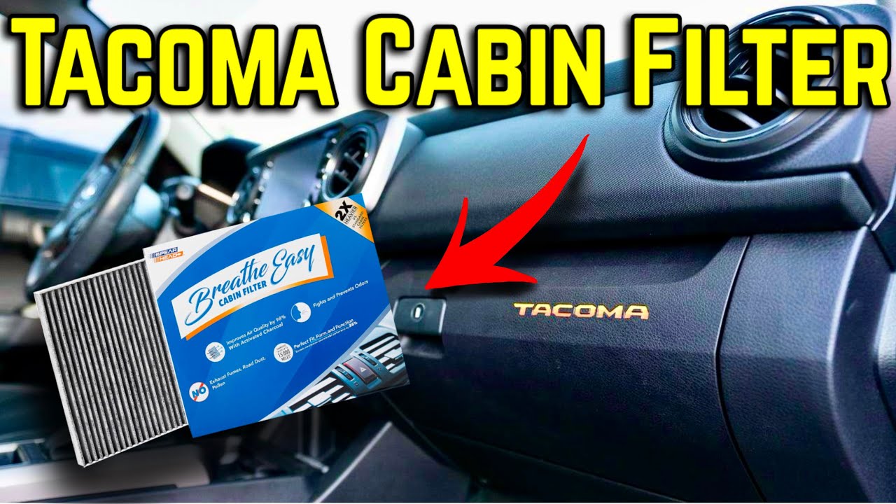 👉 Как заменить салонный фильтр на Toyota Tacoma (2016–2023) | Простое руководство по замене своим...