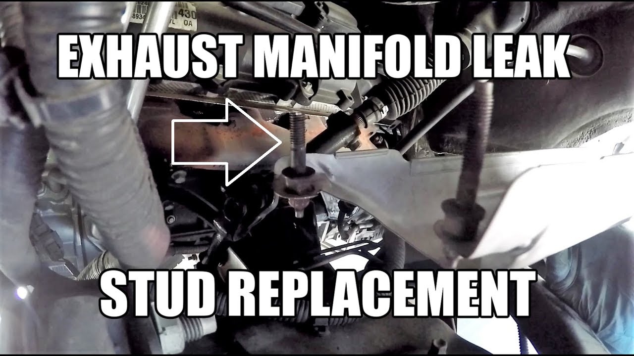 DODGE RAM HEMI Exhaust Manifold Stud Replacement   Leak Ticking FIX