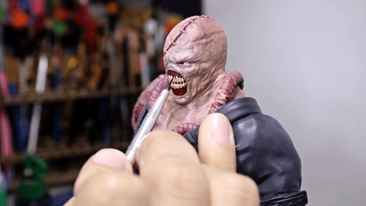 Pintura Nemesis RE3 versão PS1 - Impressão 3d - 3D Print Paint