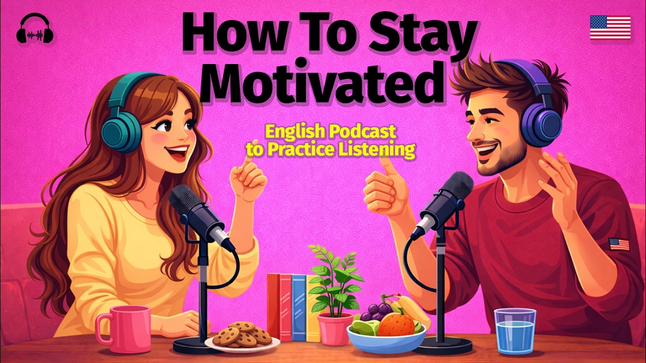 How To Stay Motivated | English Podcast | Improve Listening Skills