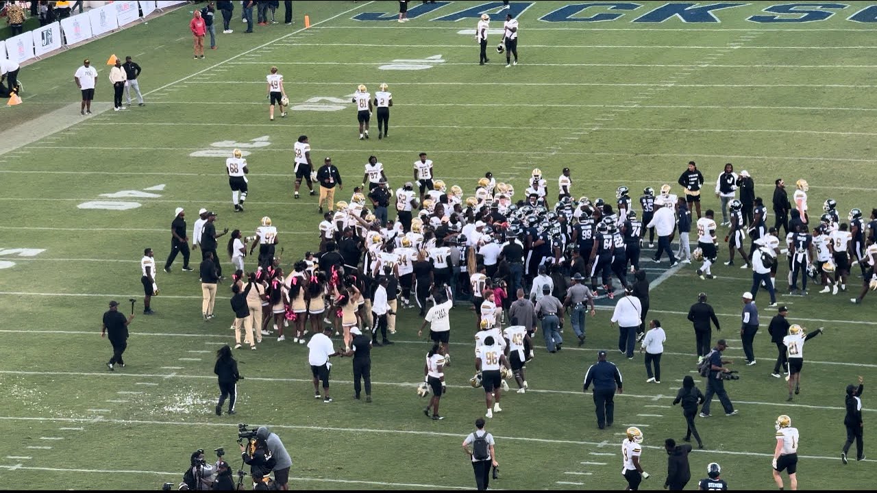 Jackson State vs. Alabama State Highlights |ASU Spoils JSU's Homecoming😳Players Had To Be Separated
