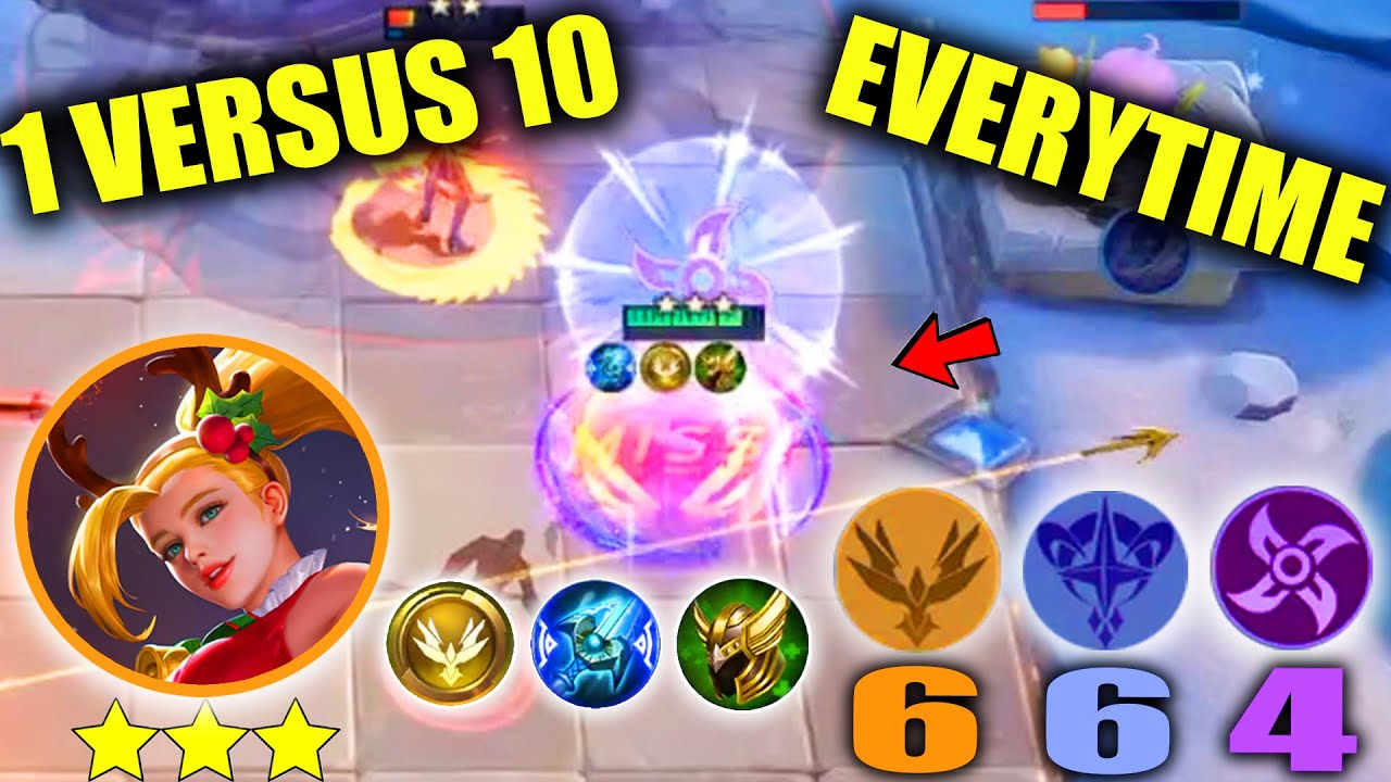 THIS SHOULD BE ILLEGAL IN MAGIC CHESS....1 VS 10 EVERYTIME NO ONE CAN TOUCH THIS BUILD