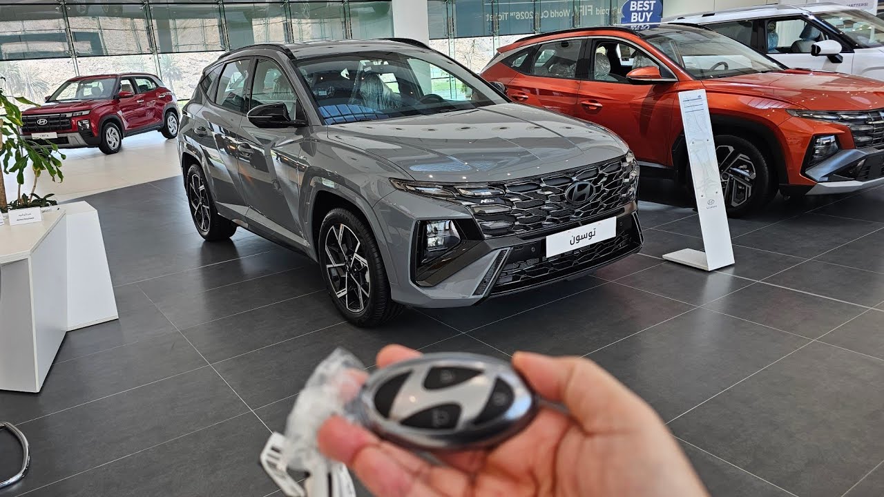 وصلت هيونداي توسان 2026 فئة ان لاين لاول مرة محرك 2500 سي سي تنفس طبيعي Hyundai Tucson N line