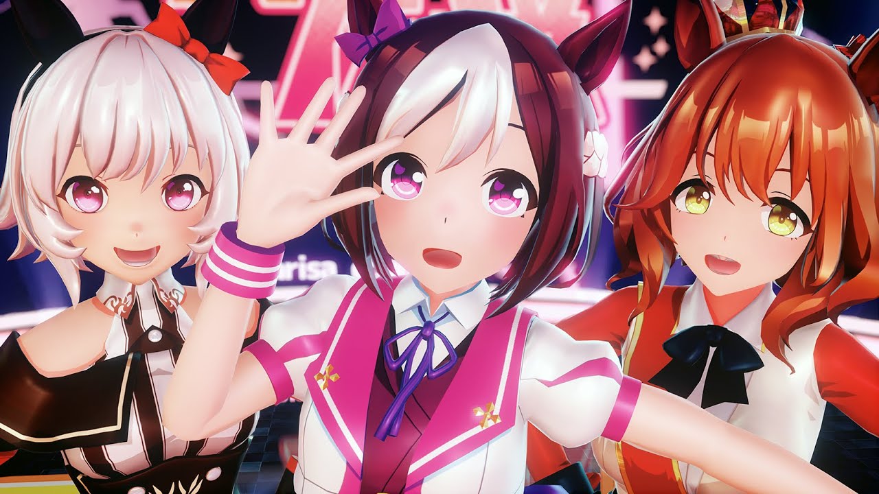 【ウマ娘MMD／4K】スペシャルウィーク×カレンチャン×アストンマーチャン『うまぴょい伝説』かわいさ全開ダンス！