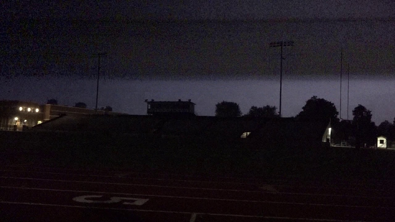 Lightning over Steele Stadium