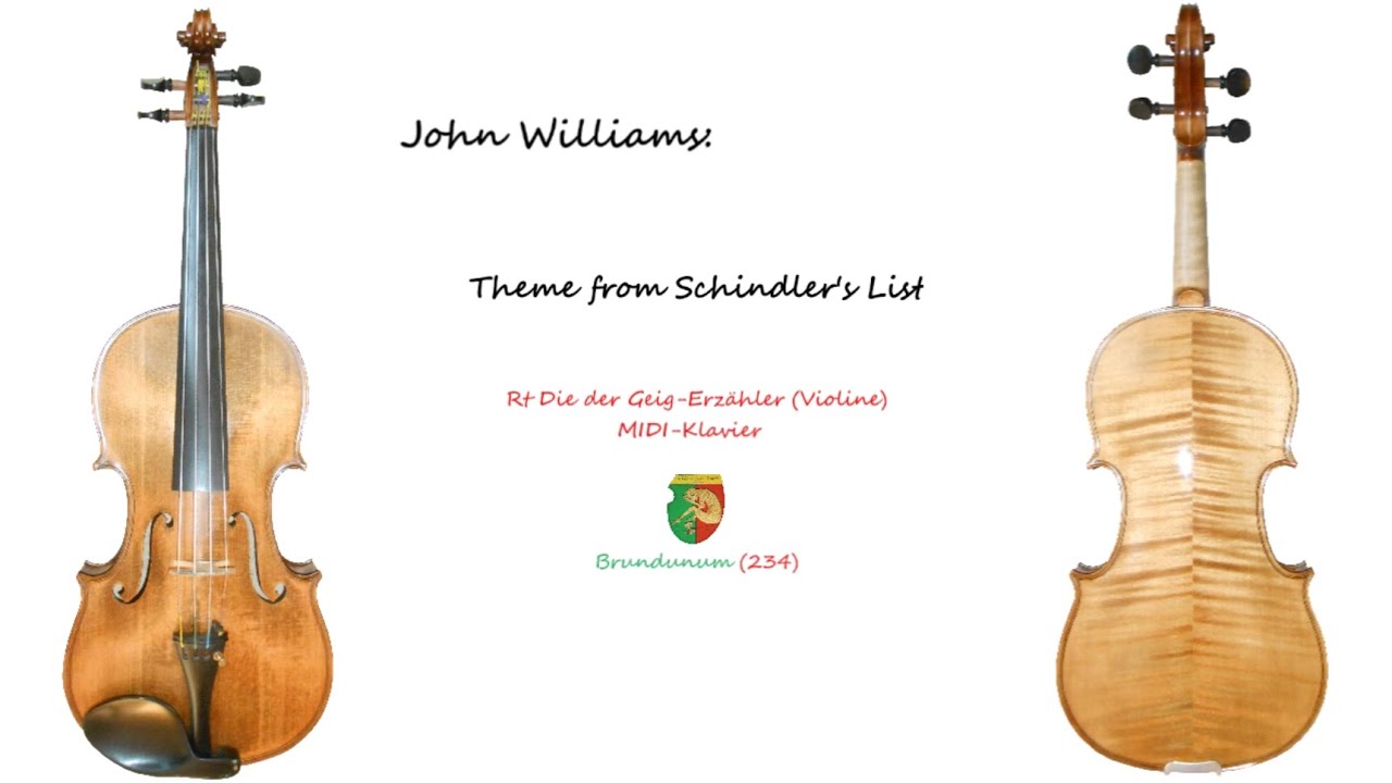John Williams, Theme from Schindlers List