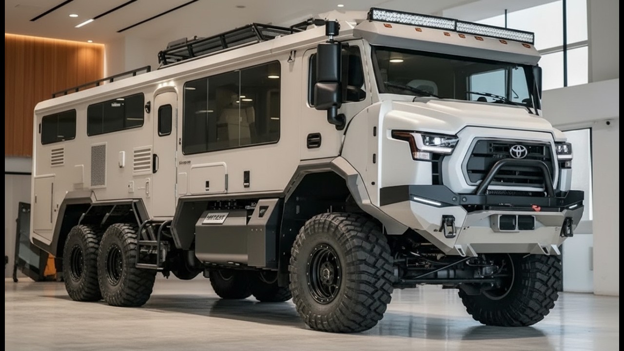 2027 Toyota WarHawk 6×6 Camper Revealed | Ultimate Off-Road Survival Vehicle
