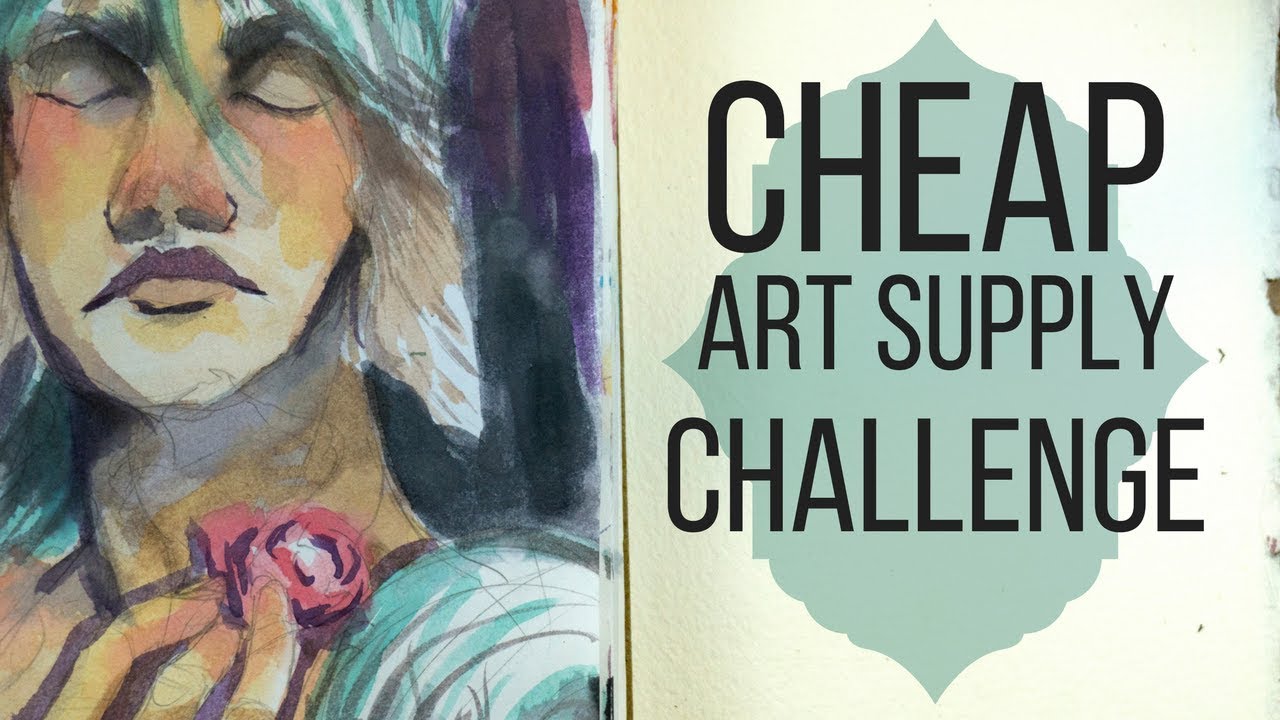 Cheap Art Supply Challenge - $3 Watercolors!