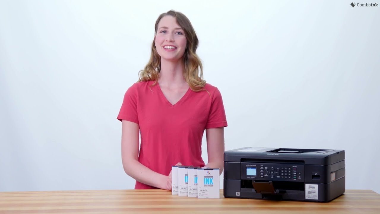 How to change Brother LC401 ink cartridges at Brother MFC-J1010DW printer - Step-by-Step by ComboInk